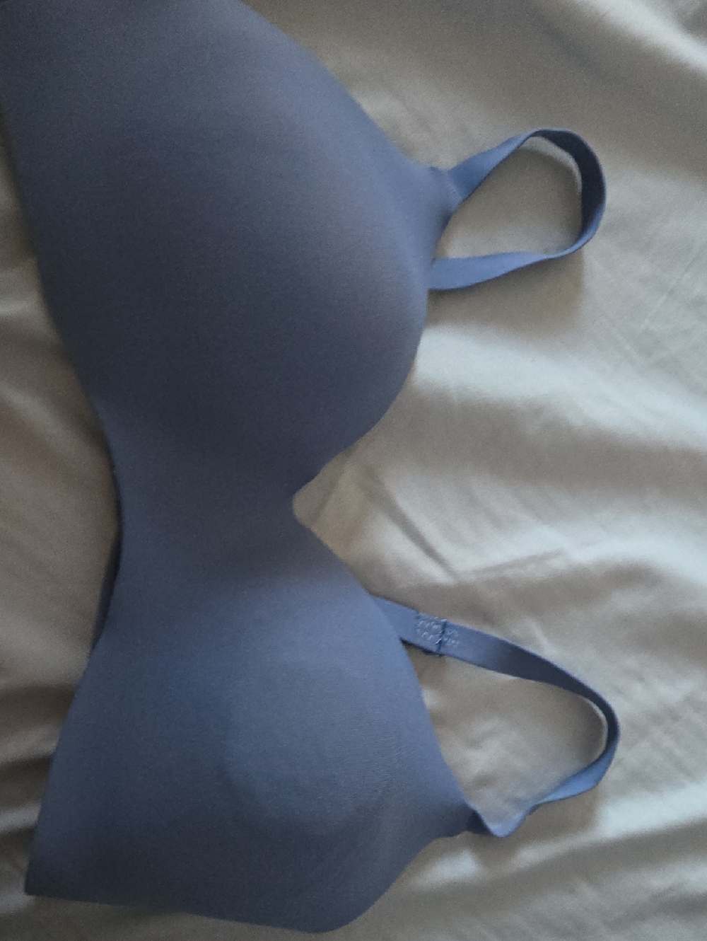 Hanes Seamless Light Blue Molded T-Shirt Bra